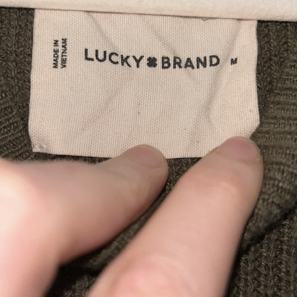 Men's Lucky Brand Cloud Soft V-Neck Sweater - Picture 3 of 11